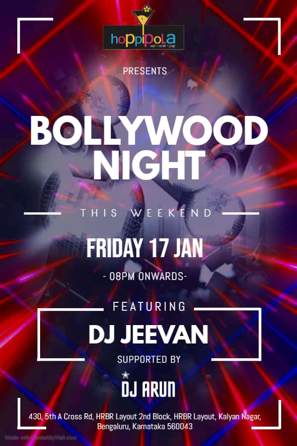 Friday Bollywood DJ Night | DJ Jeevan | Kalyan Nagar thumb 2