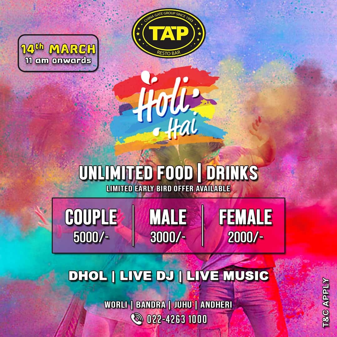 Celebrate Holi With Tap Juhu thumb 2