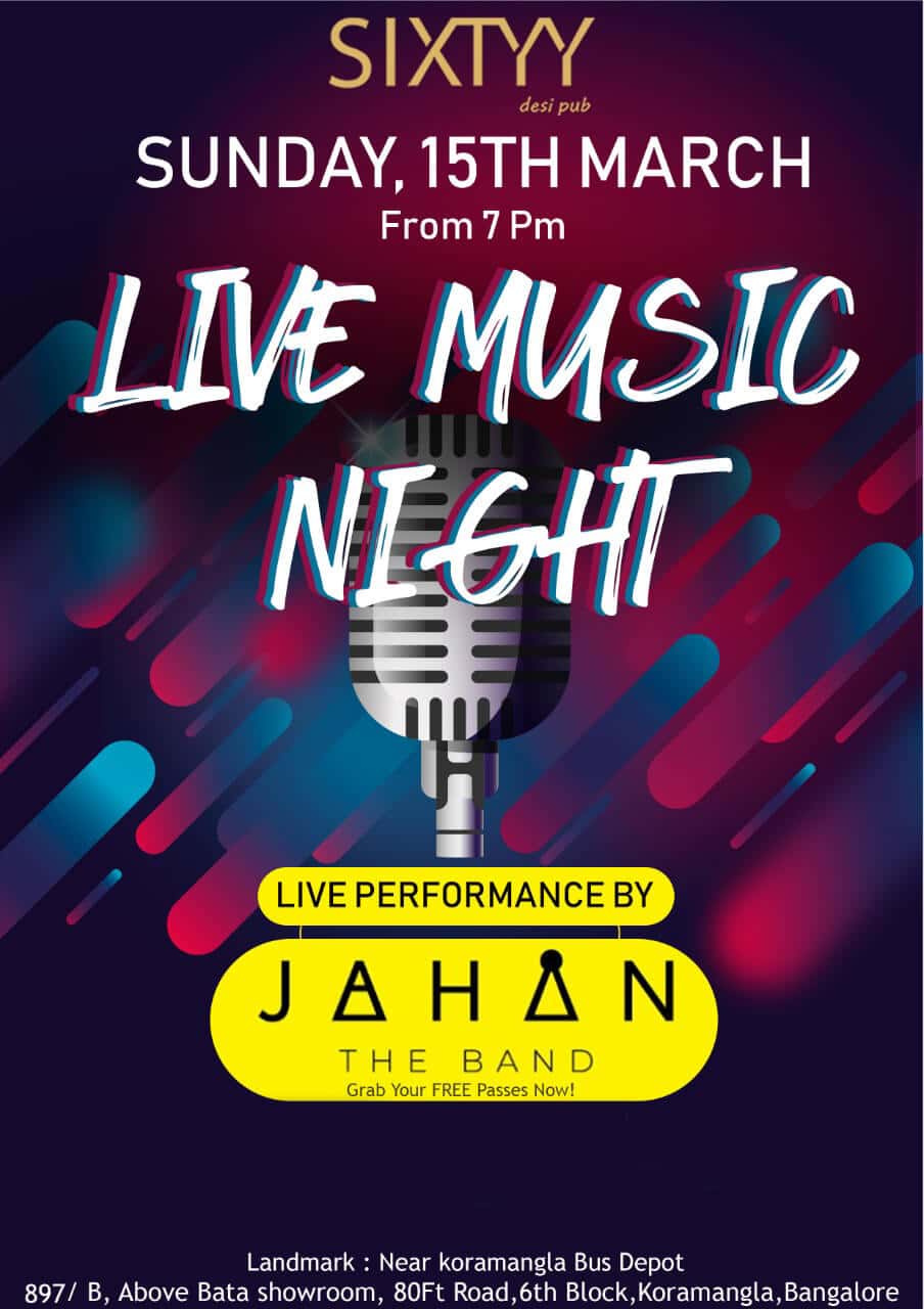 Live Music Night At Sixtyy Desi Pub thumb 2