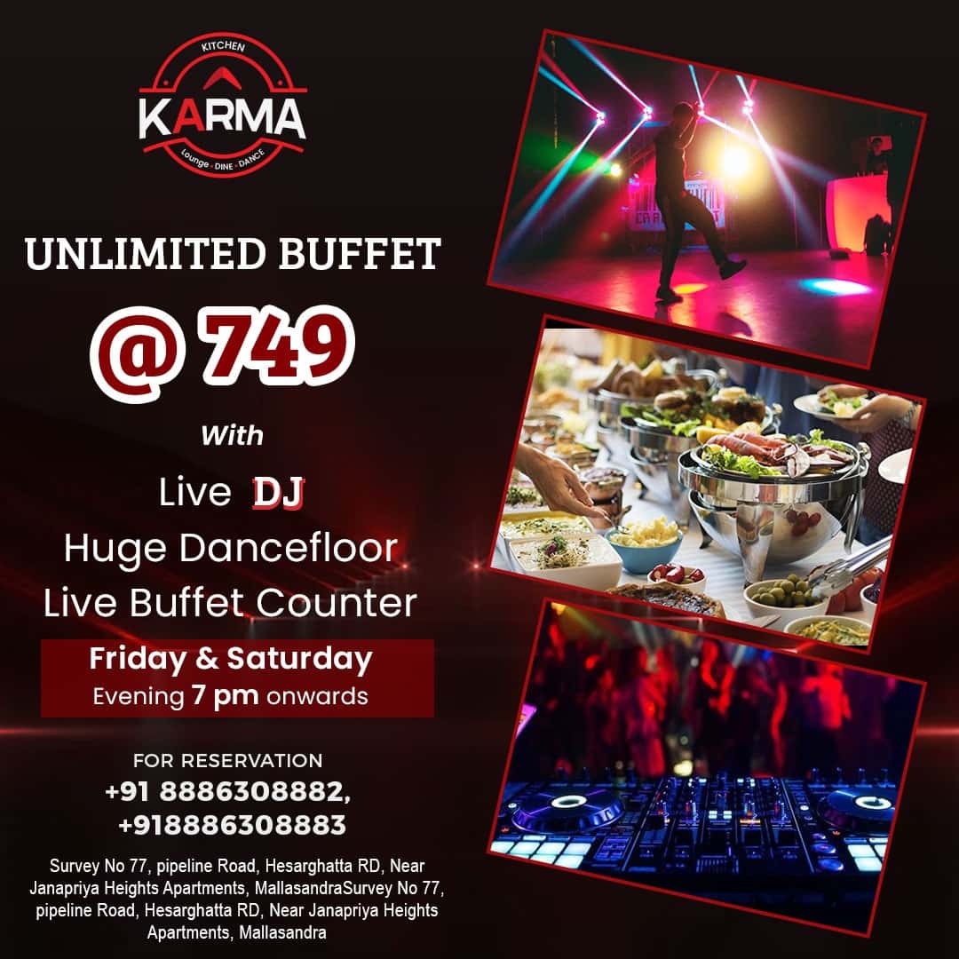 Unlimited Buffet With Live DJ  thumb 2