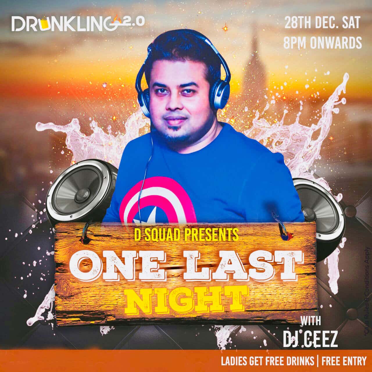 One last Night - Saturday Bollywood Blow Out thumb 2