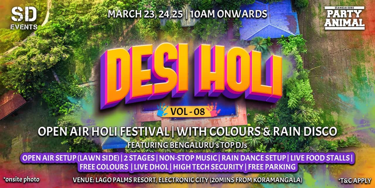 Desi Holi Vol 08  | Open Air - Pool Holi Festival thumb 2
