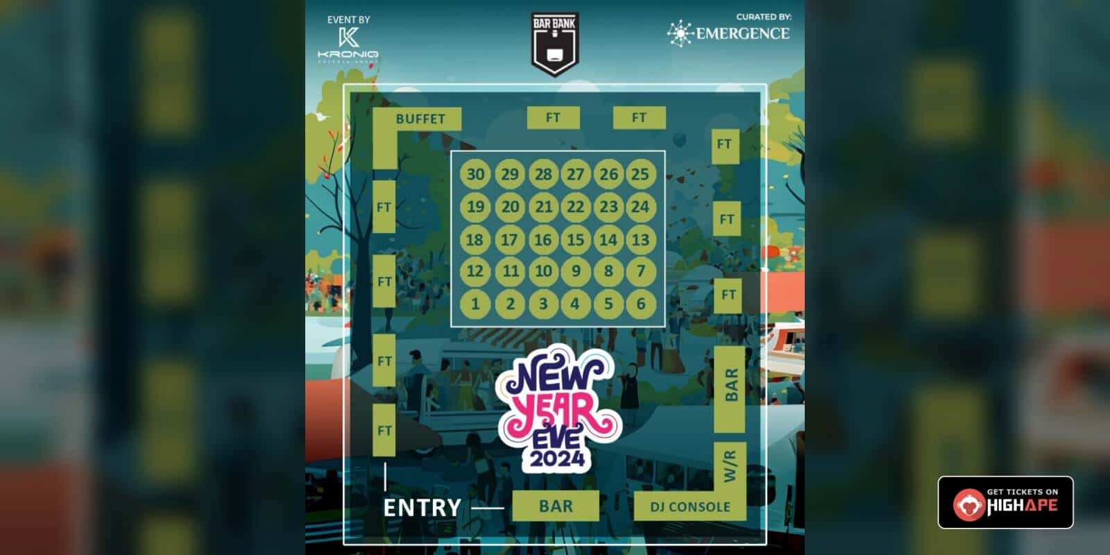 New Year Eve 2024 | Bar Bank Juhu thumb 2