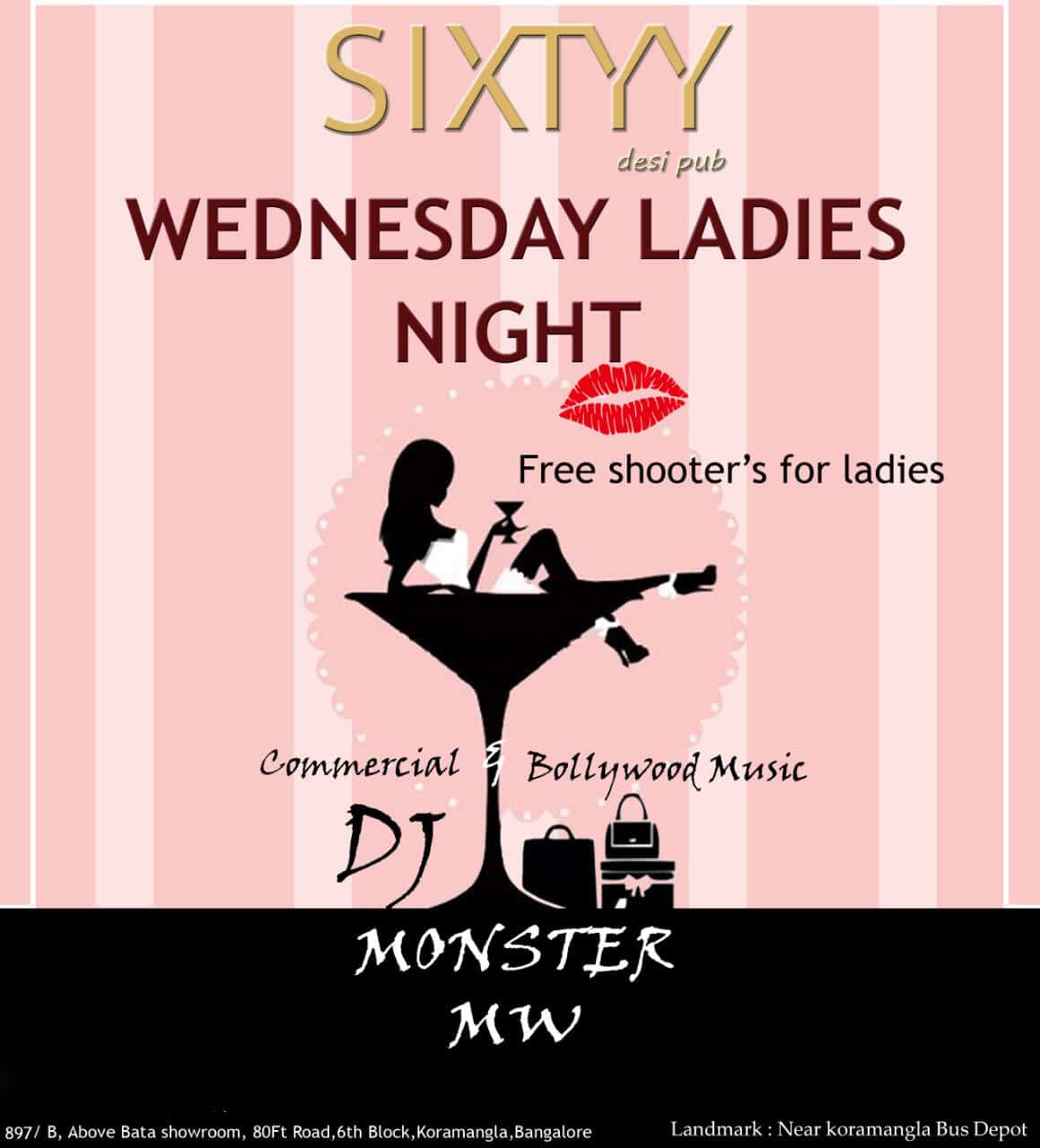 Wednesday Ladies Nights at Sixtyy Desi Pub Koramangala thumb 2