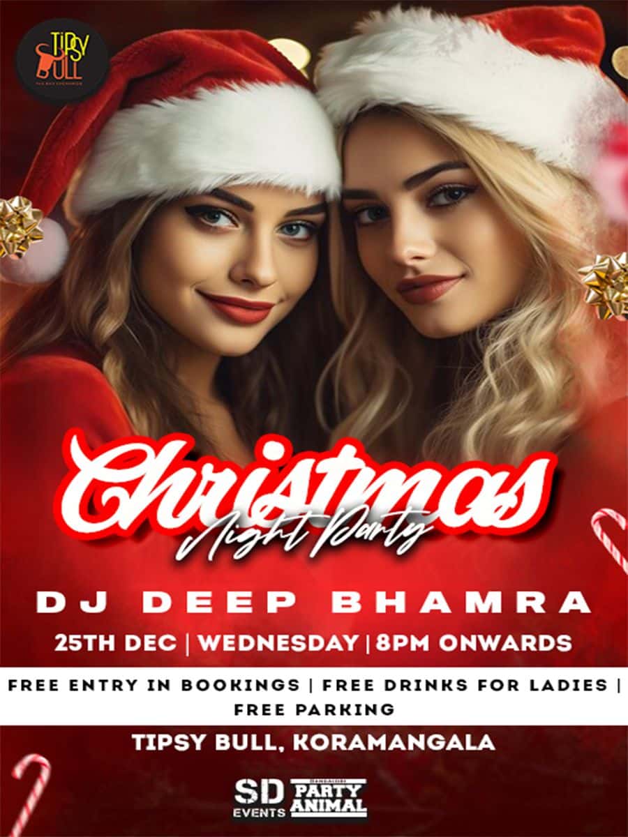 Christmas Night Party | Tipsy Bull Koramangala thumb 4