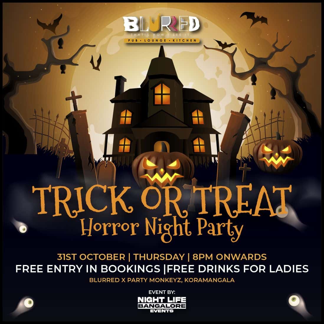 Halloween Party | Blurred Koramangala thumb 3