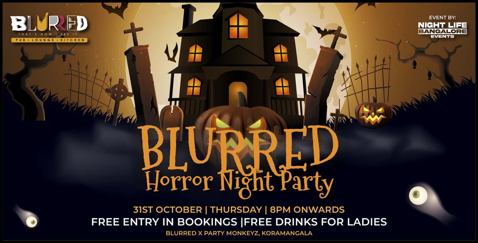 Halloween Party | Blurred Koramangala thumb 2
