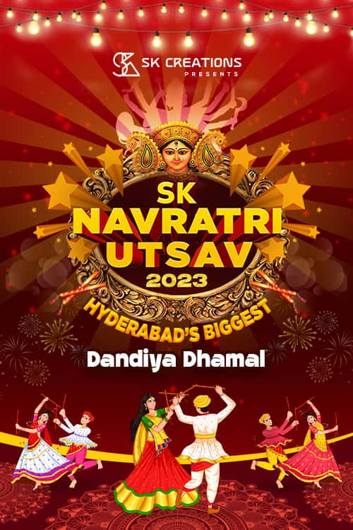 SK Navratri Utsav | Hyderabad Biggest Dandiya Dhamal thumb 2