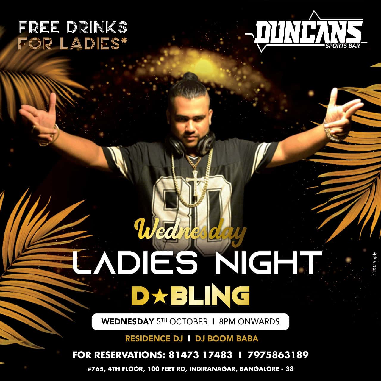 Wednesday Ladies Night Ft D Bling & Boom Baba thumb 2