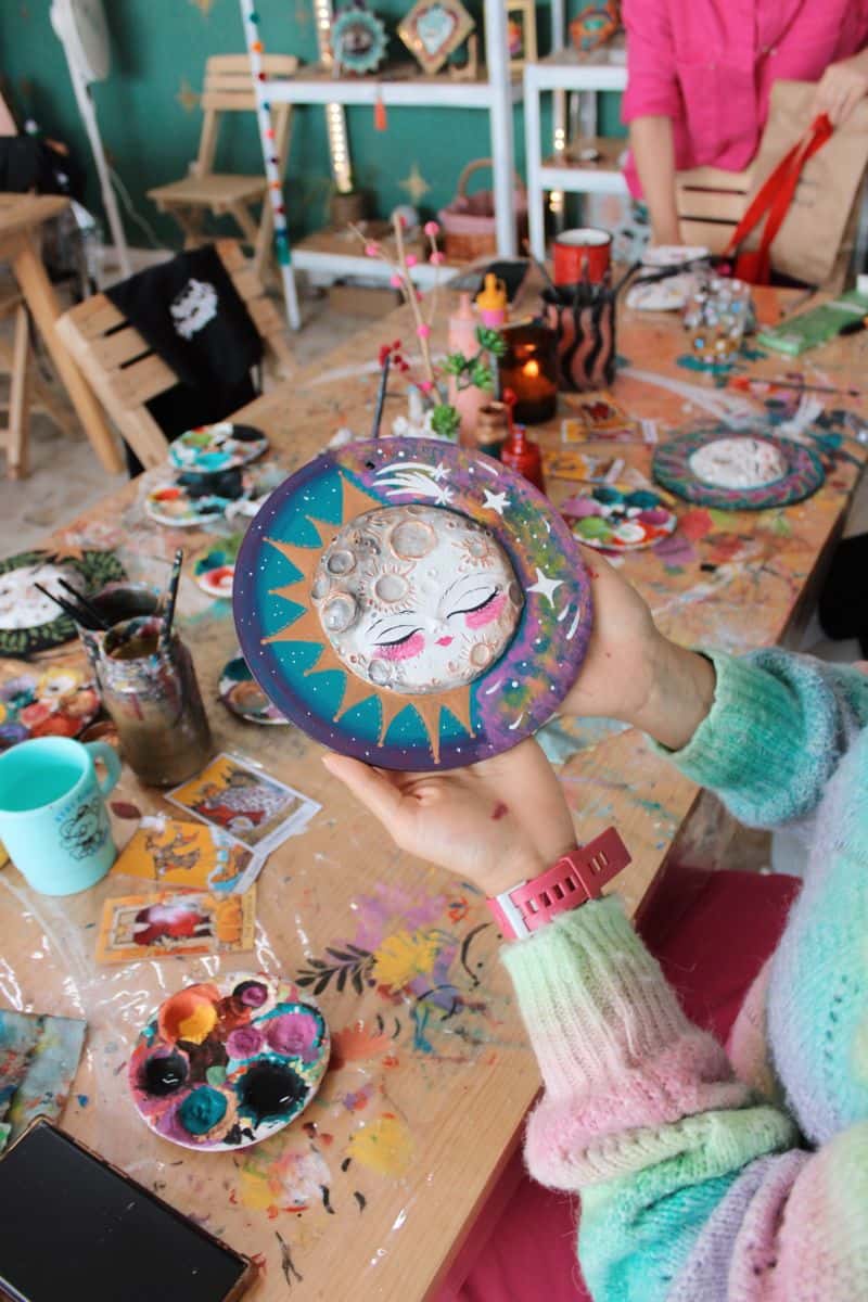 Dandiya Charms | Ceramic Evil Eye Wall Hangings thumb 3