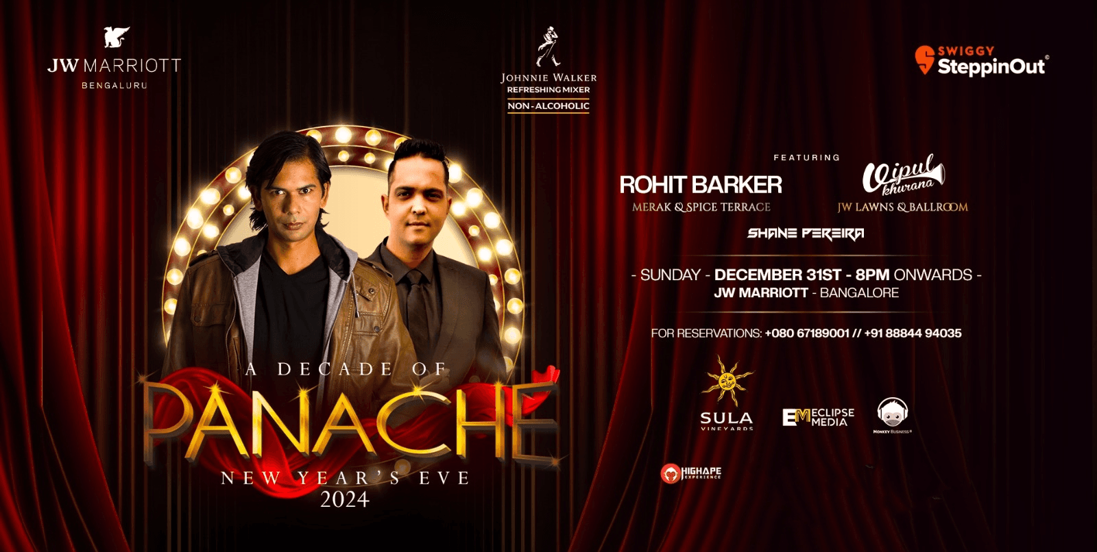 Panache New Year's Eve | JW Marrott