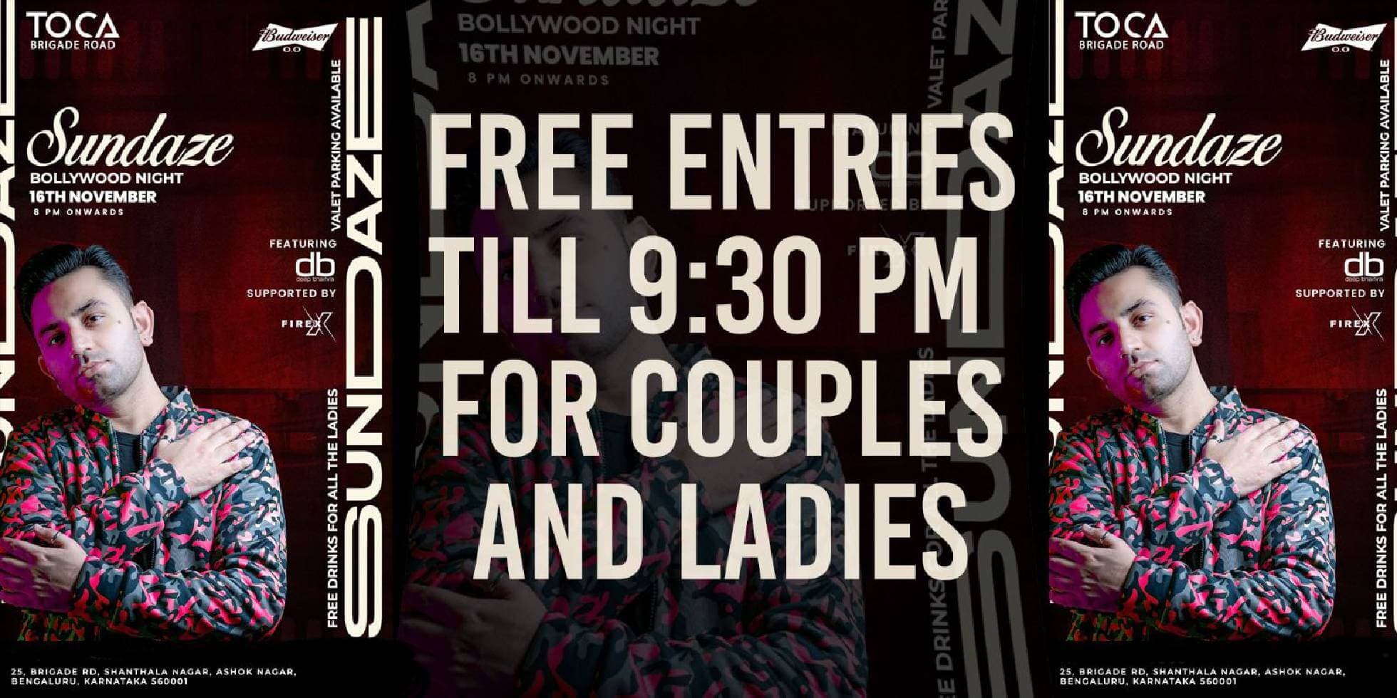 Sundaze Bollywood Night | Toca Brigade