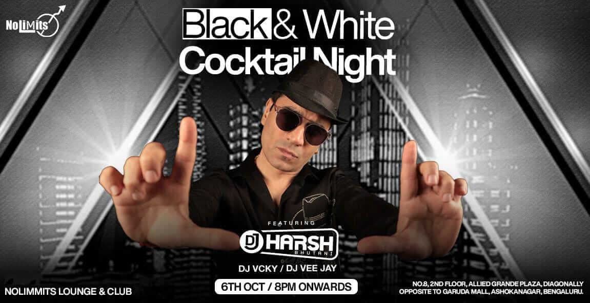 Black And White Cocktail Night