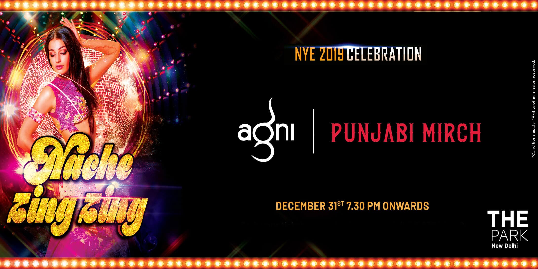 New Year Eve 2019 Celebrations - Agni - Punjabi Mirch