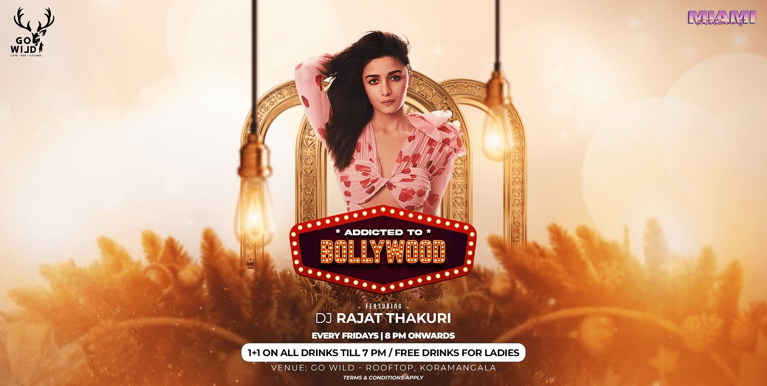 Friday Addicted To Bollywood | Go wild Rooftop