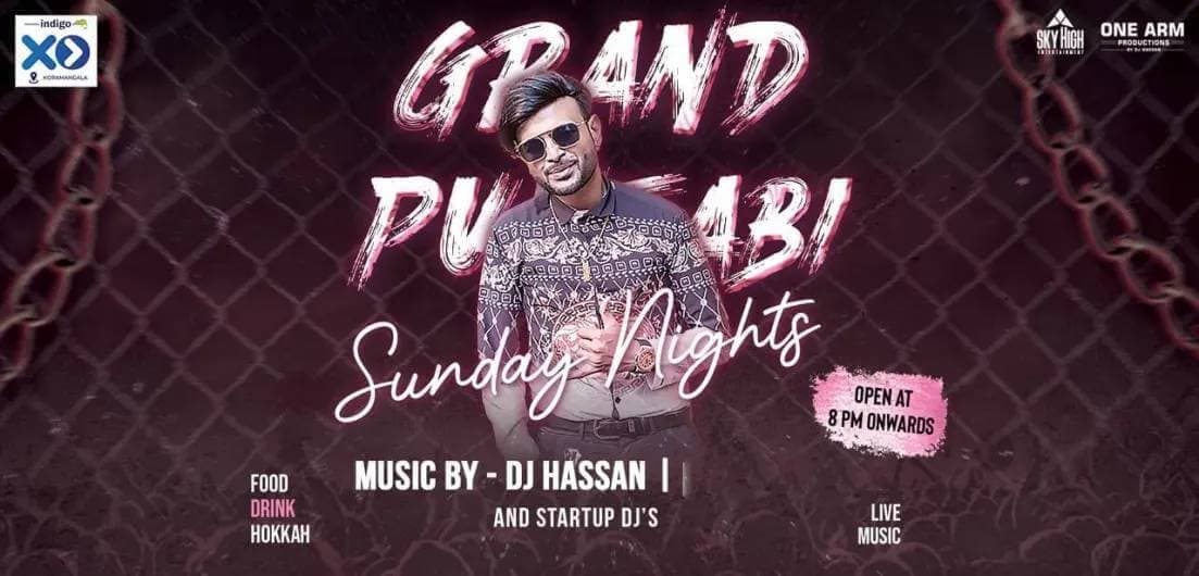 Grand Punjabi - Sunday Night (Free Entry For All)