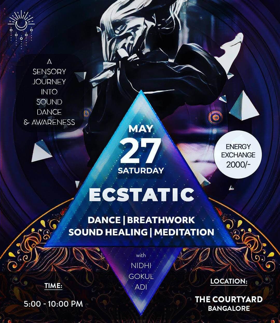Ecstatic Dance, Breath Work, Sound Healing and Meditation Workshop