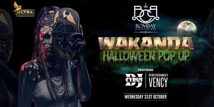Wakanda Halloween Pop Up ft DJ Cyrus & Percussionist Vency