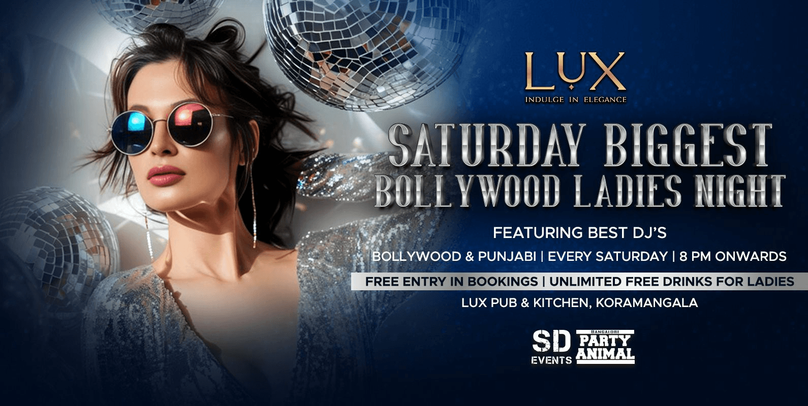 Saturday Biggest Bollywood Ladies Night