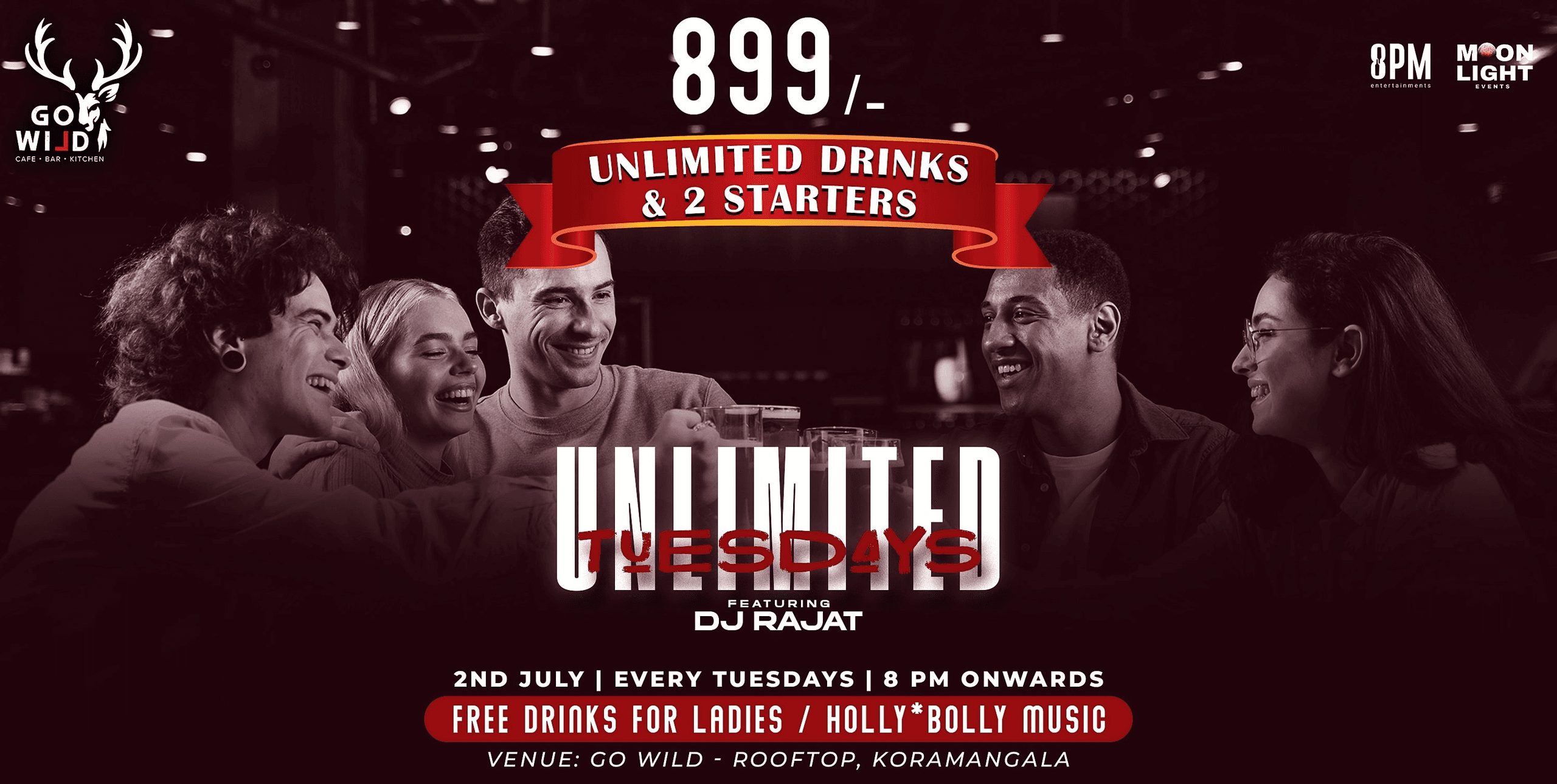 Unlimited Tuesdays | Gowild Rooftop