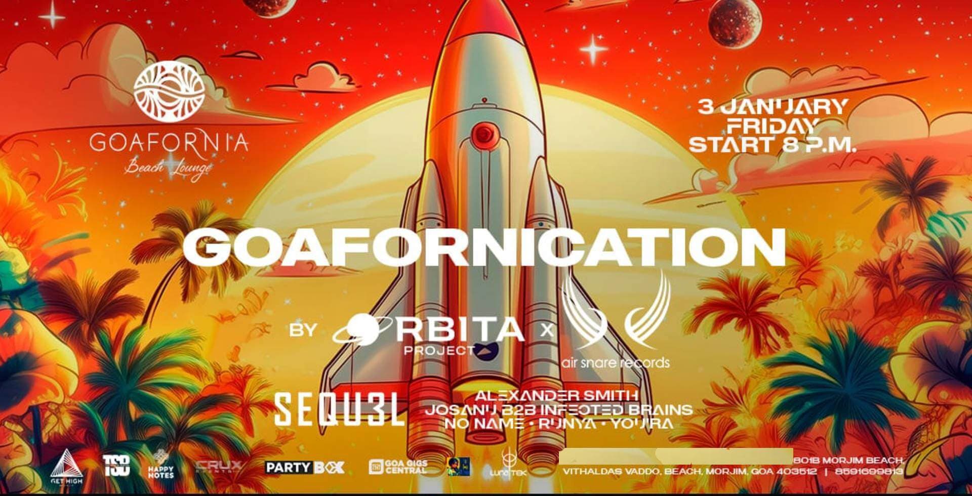 Goafornication By Orbita Project And Air Snare Music  