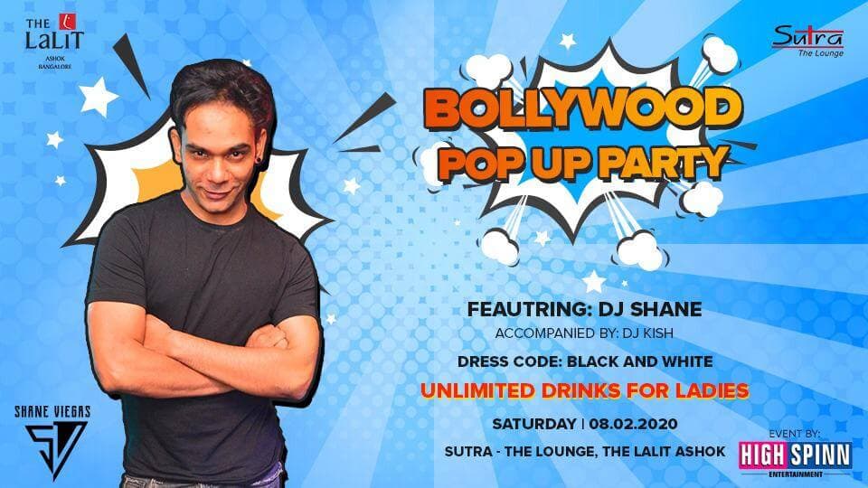 Saturday: Bollywood Pop Up Party At Sutra By Highspinn