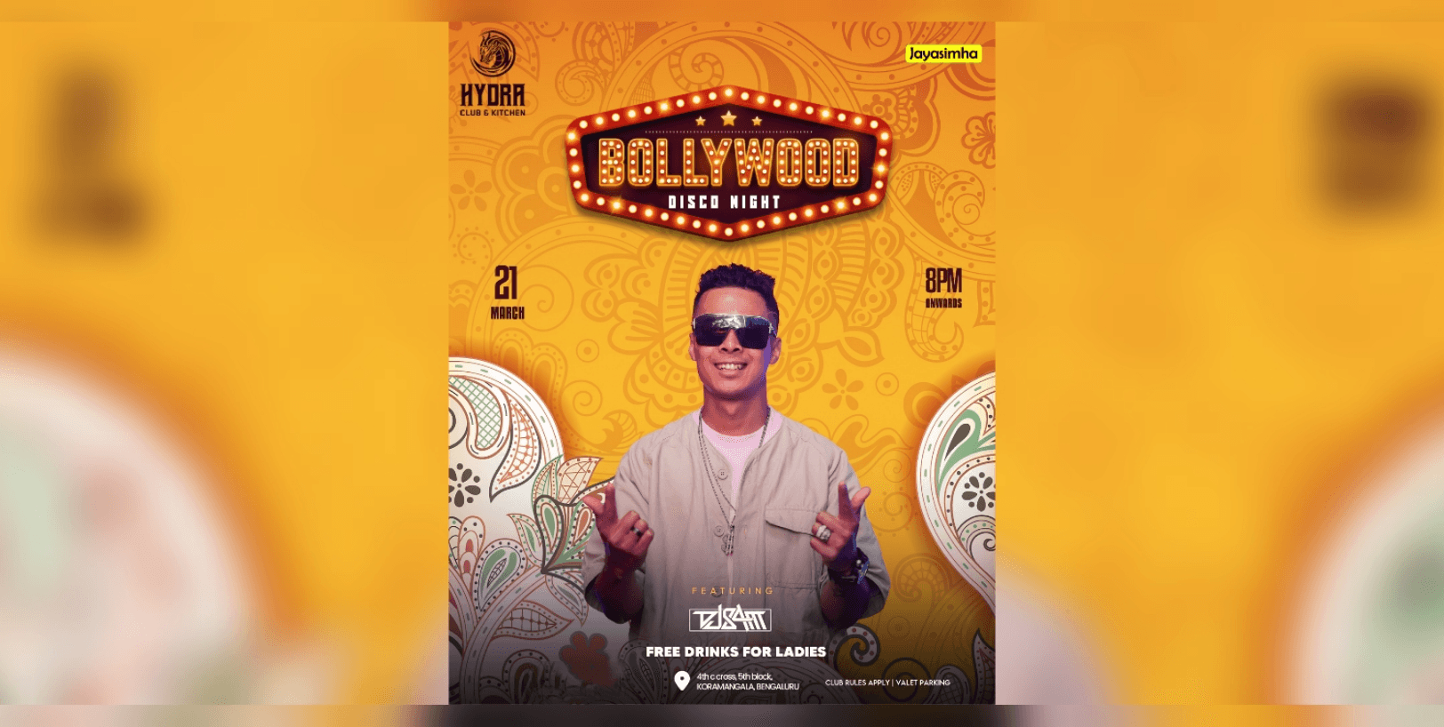 Bollywood Disco Night | Hydra Club And Kitchen