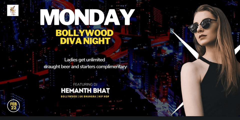 Monday Bollywood Ladies Night - Free Entry For All