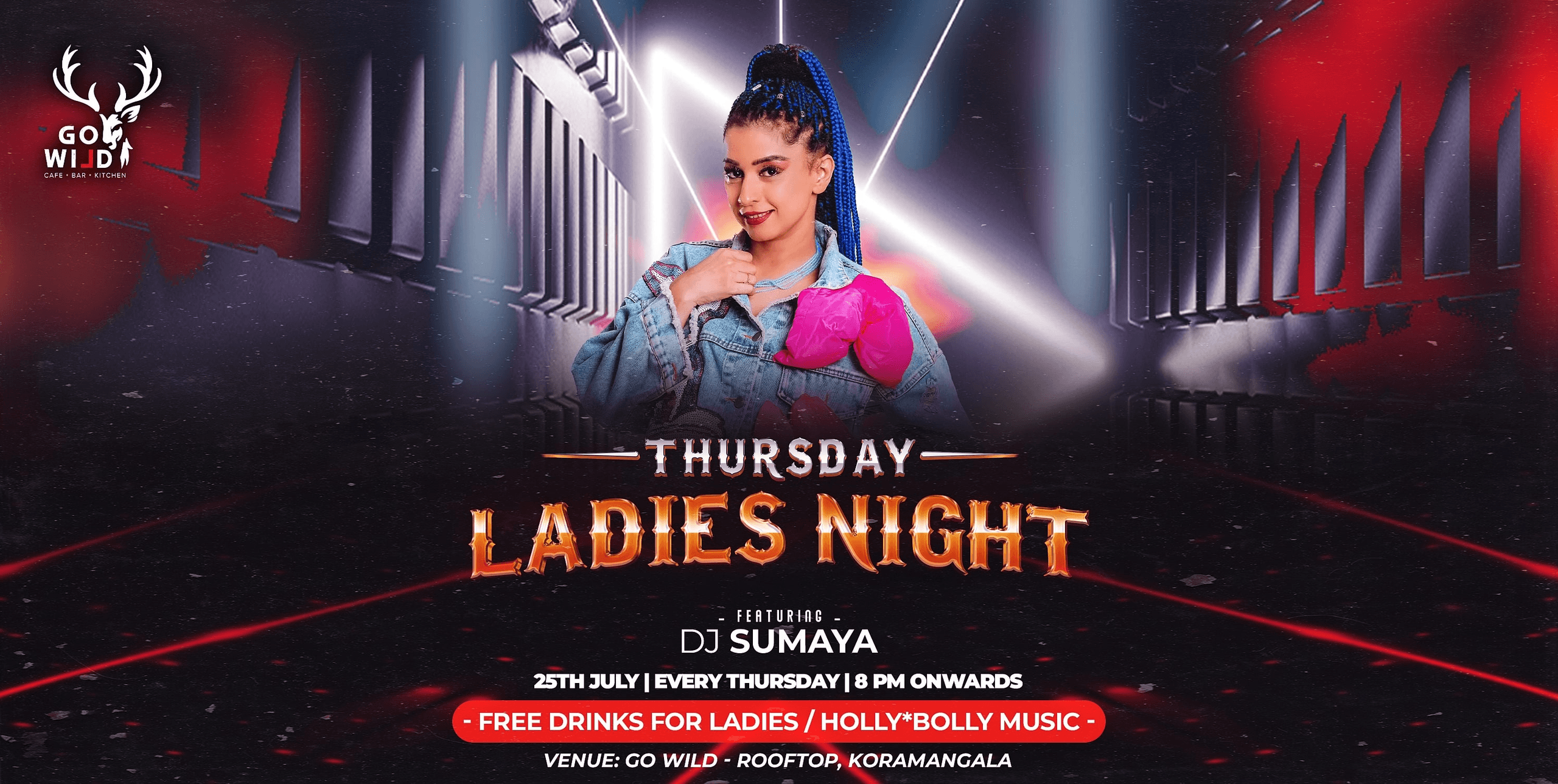 Thursday Ladies Nights | Go wild Rooftop & Lounge