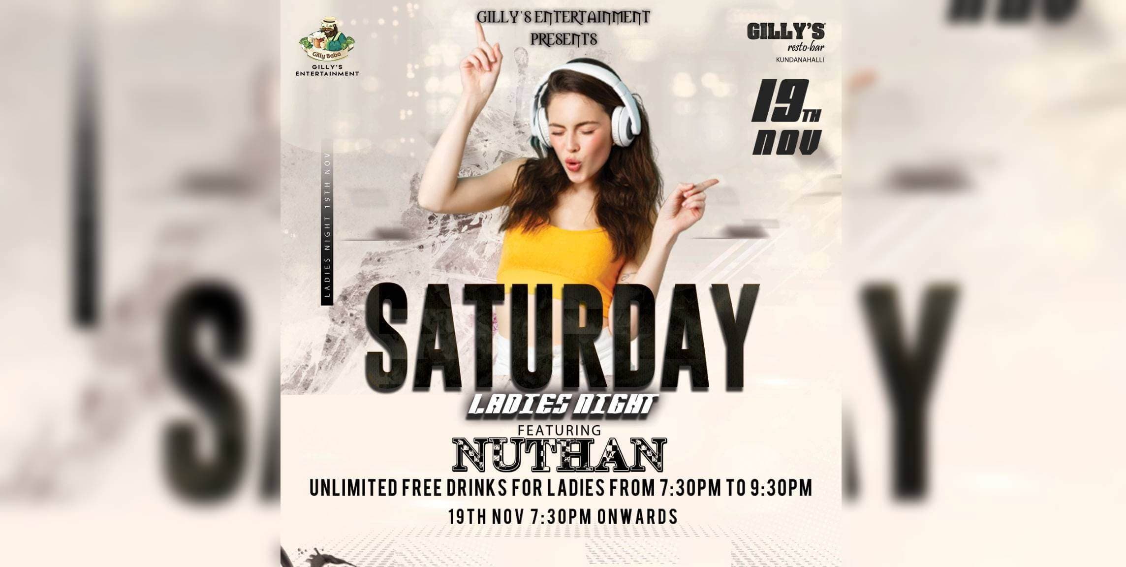 Saturday Ladies Night