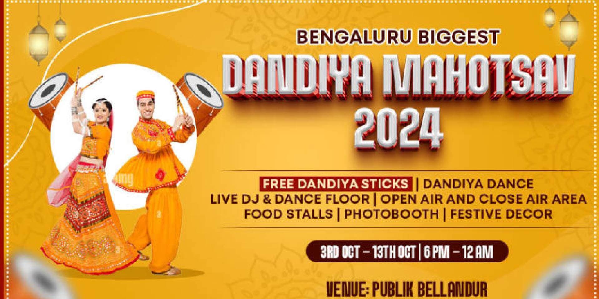 Bengaluru Biggest Dandiya Mahotsav 2024 | Publik
