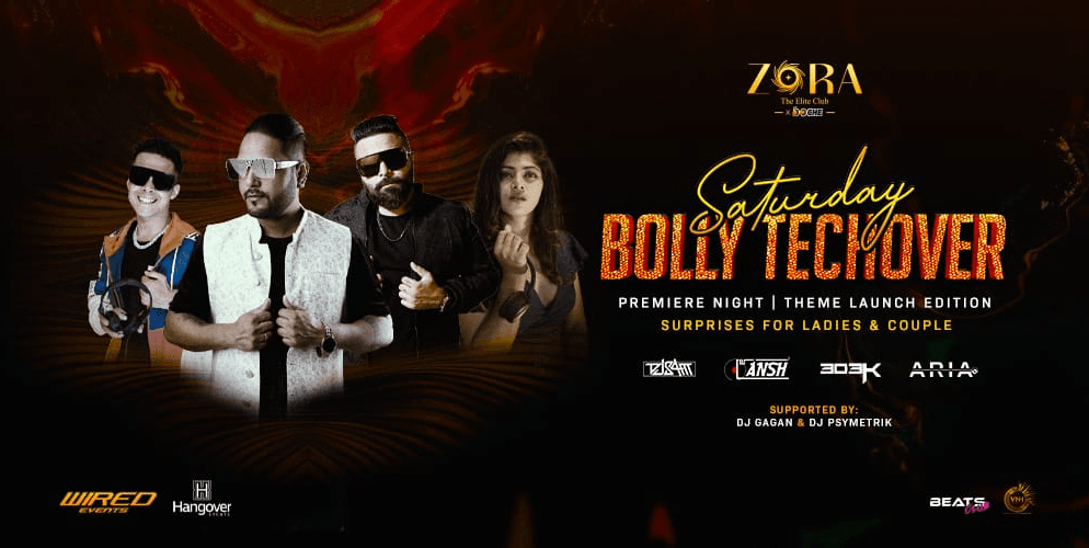 Saturday Bolly Techover Premiere Party | Theme Launch Edition