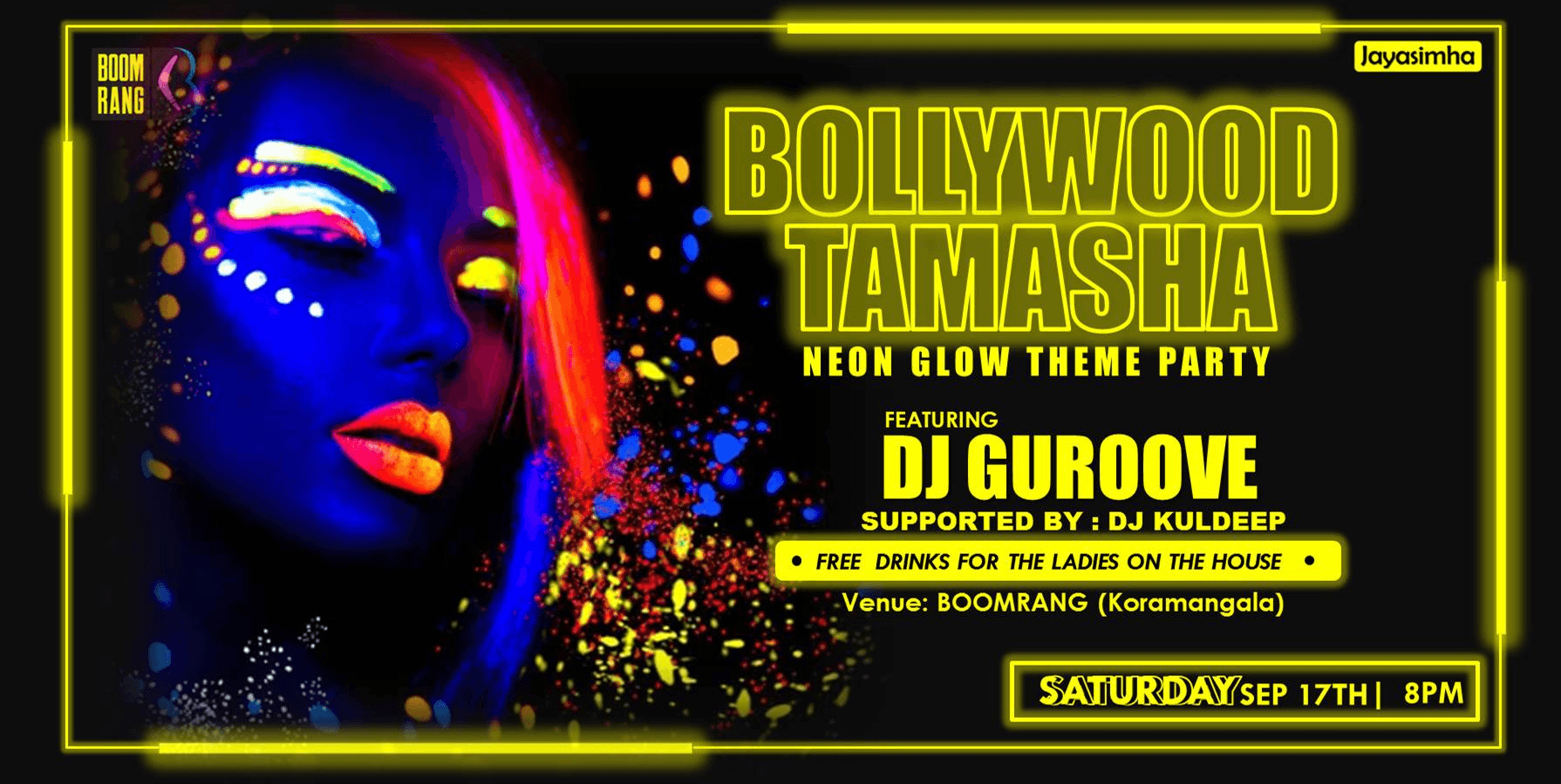 Bollywood Tamasha - Neon Glow Theme Party