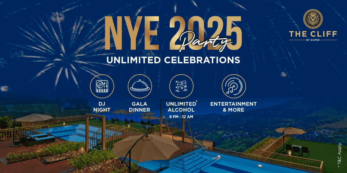 New Year Eve 2025 | The Cliff By Zuper