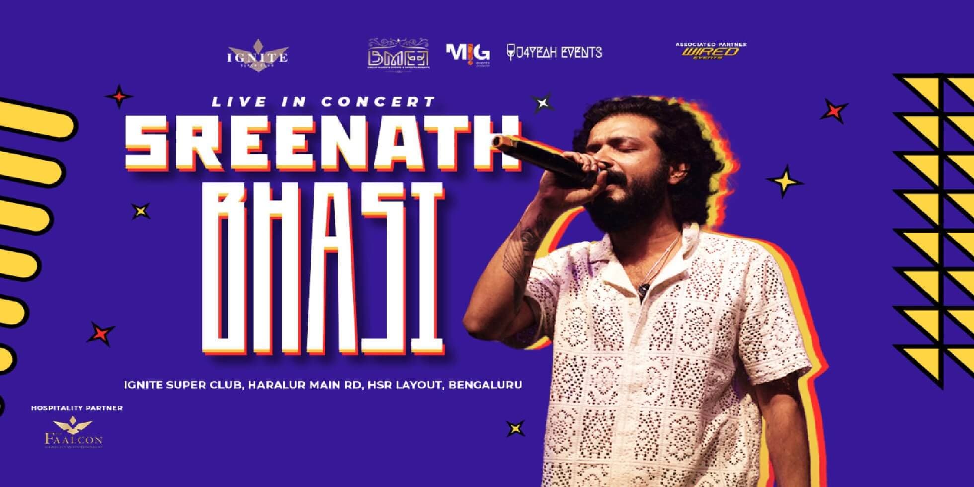 Sreenath Bhasi Live At Ignite Super Club HSR