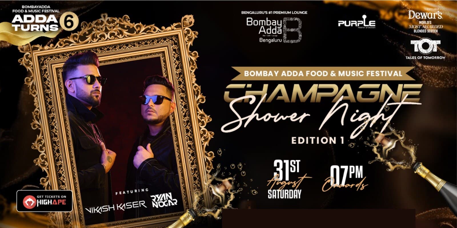 Champagne Shower Night Edition 1 