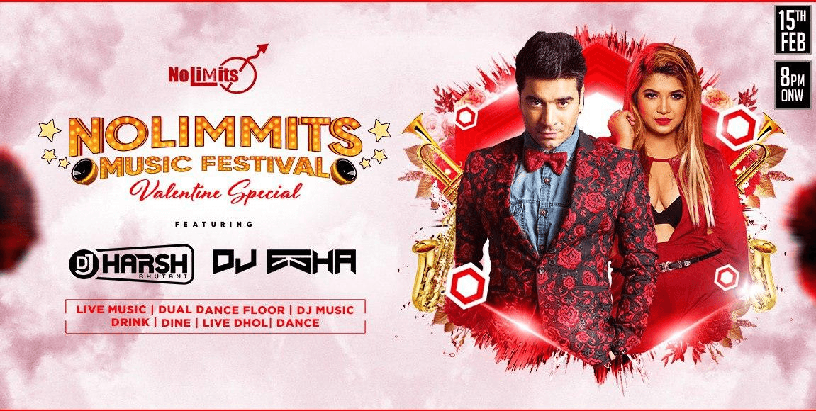 'Nolimmits Music Festival' The Valentines Special. Ft. DJ Harsh