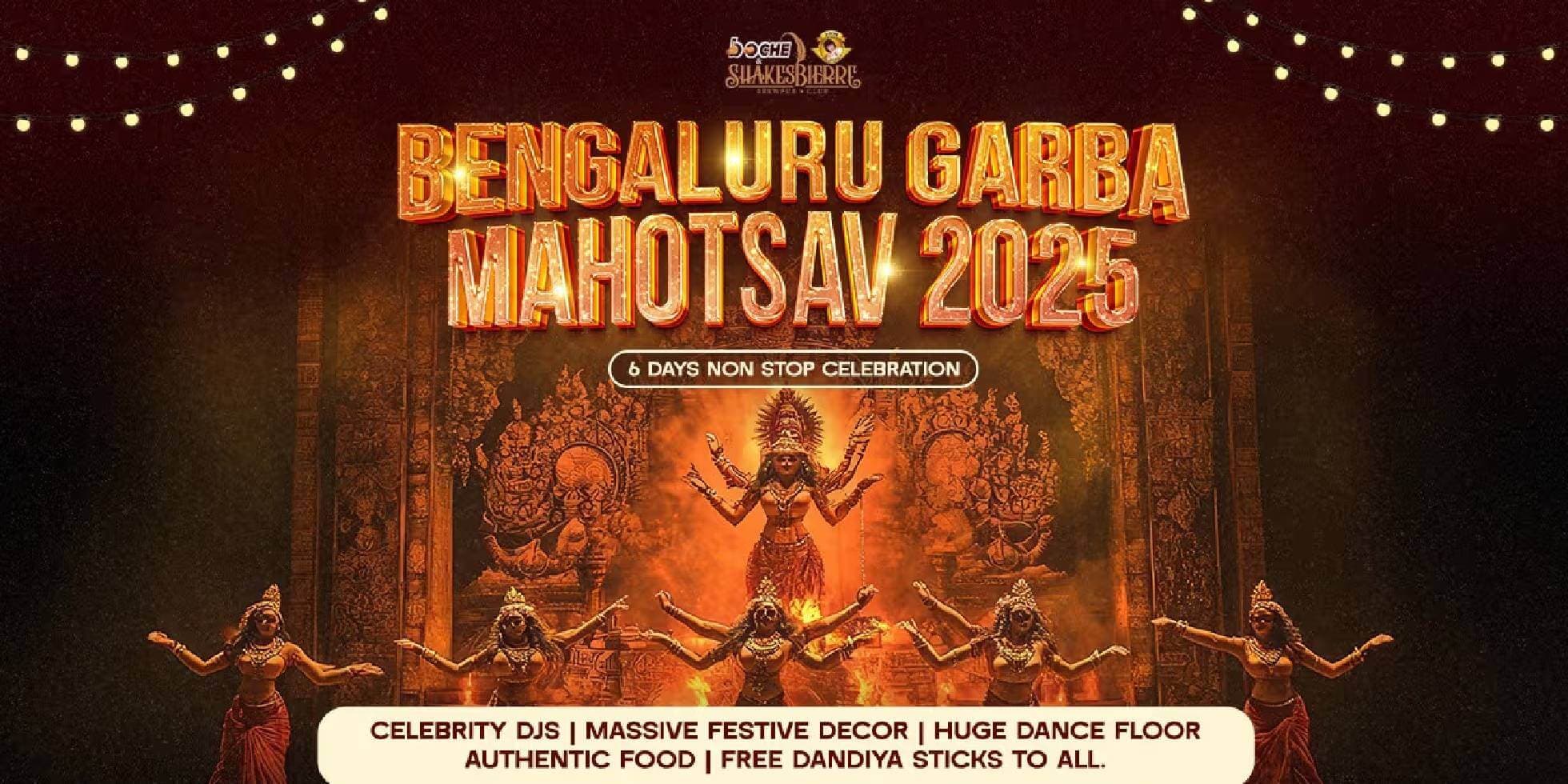 Bengaluru Garba Mahotsav 2025 | Shakesbierre 4th Floor