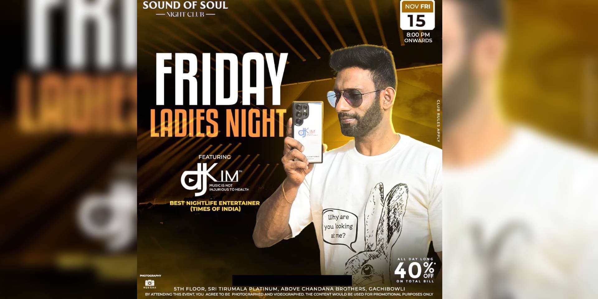 Friday Ladies Night Ft DJ Kim