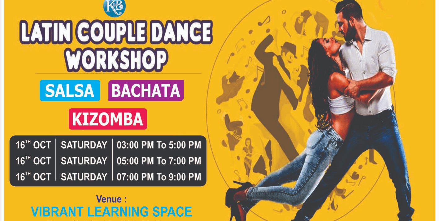 Free Latin Couple Dance Workshop  Salsa Bachata Kizomba