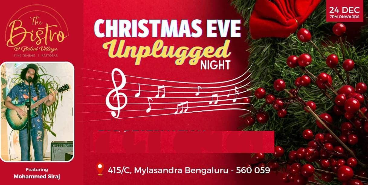 Christmas Eve Unplugged Night Ft Siraj