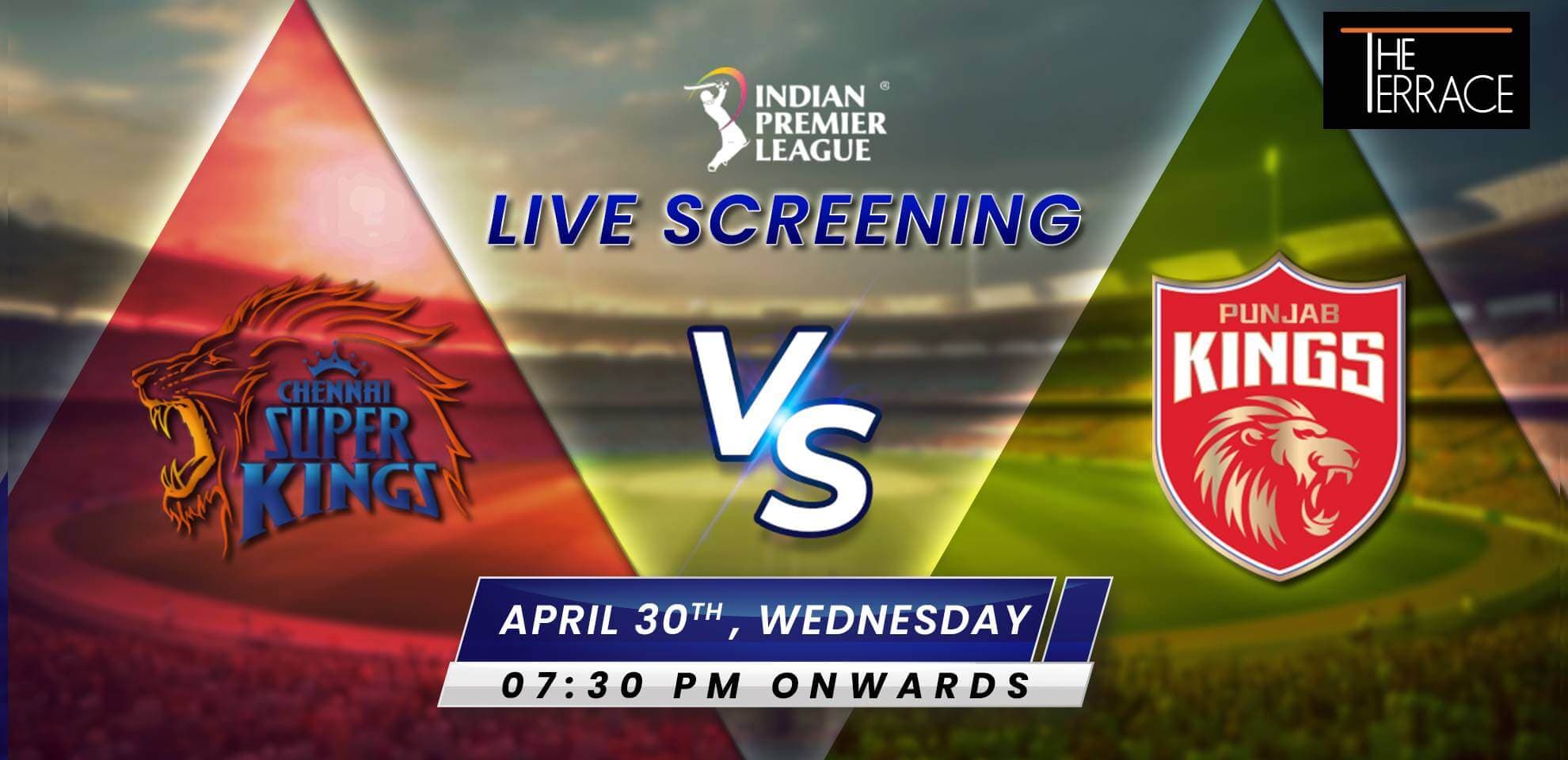 CSK Vs PBSK | IPL Live Screening 