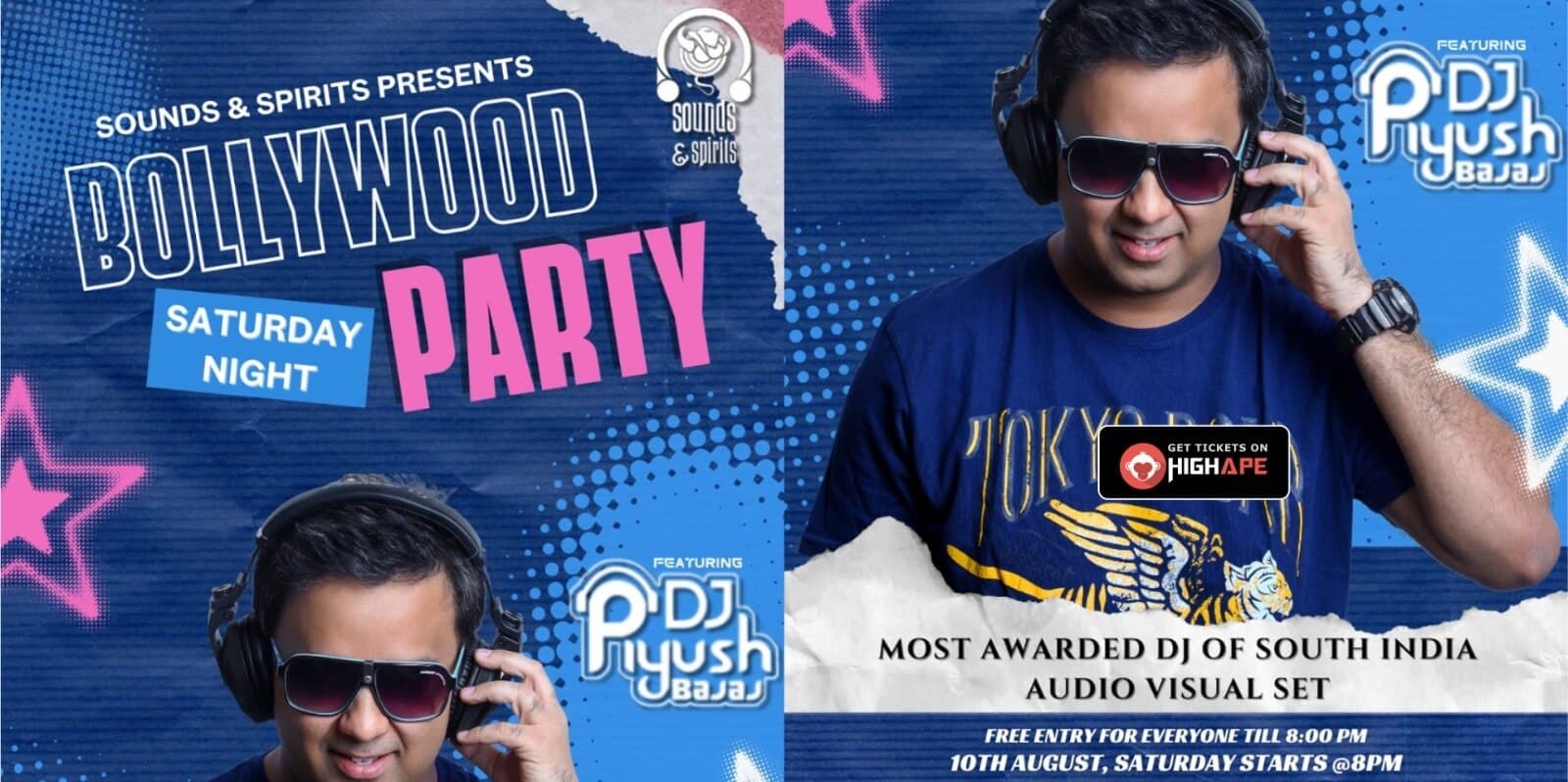 Saturday Night Bollywood Party | Sounds & Spirits