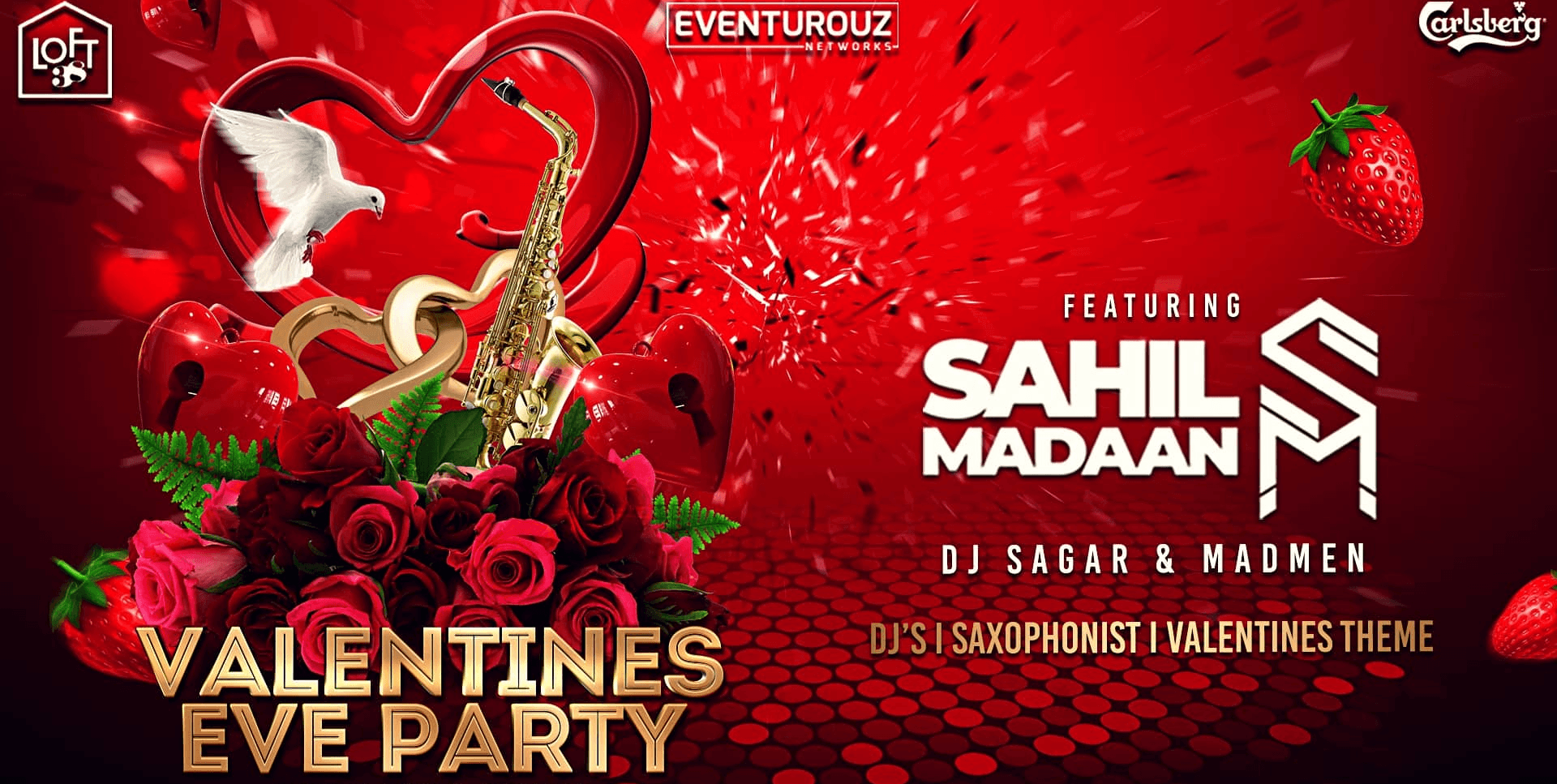 15th Feb Valentines Party at Loft38