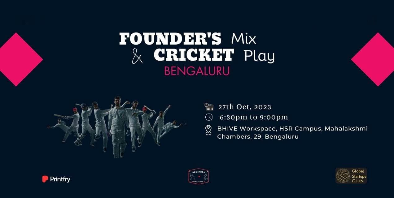 Founders Mix And Cricket Play
