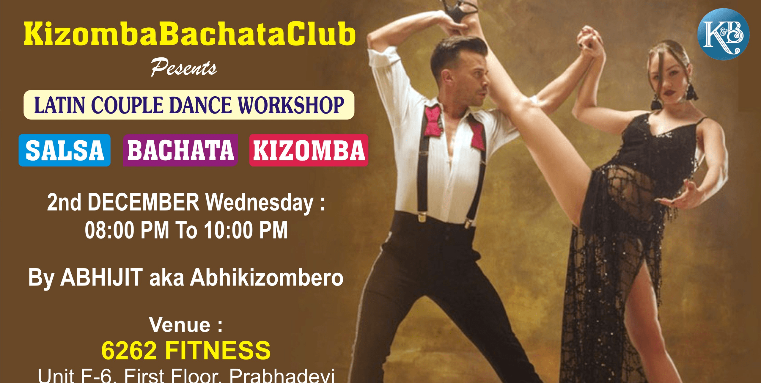 Free Latin Couple Dance Workshop On Salsa Bachata And Kizomba