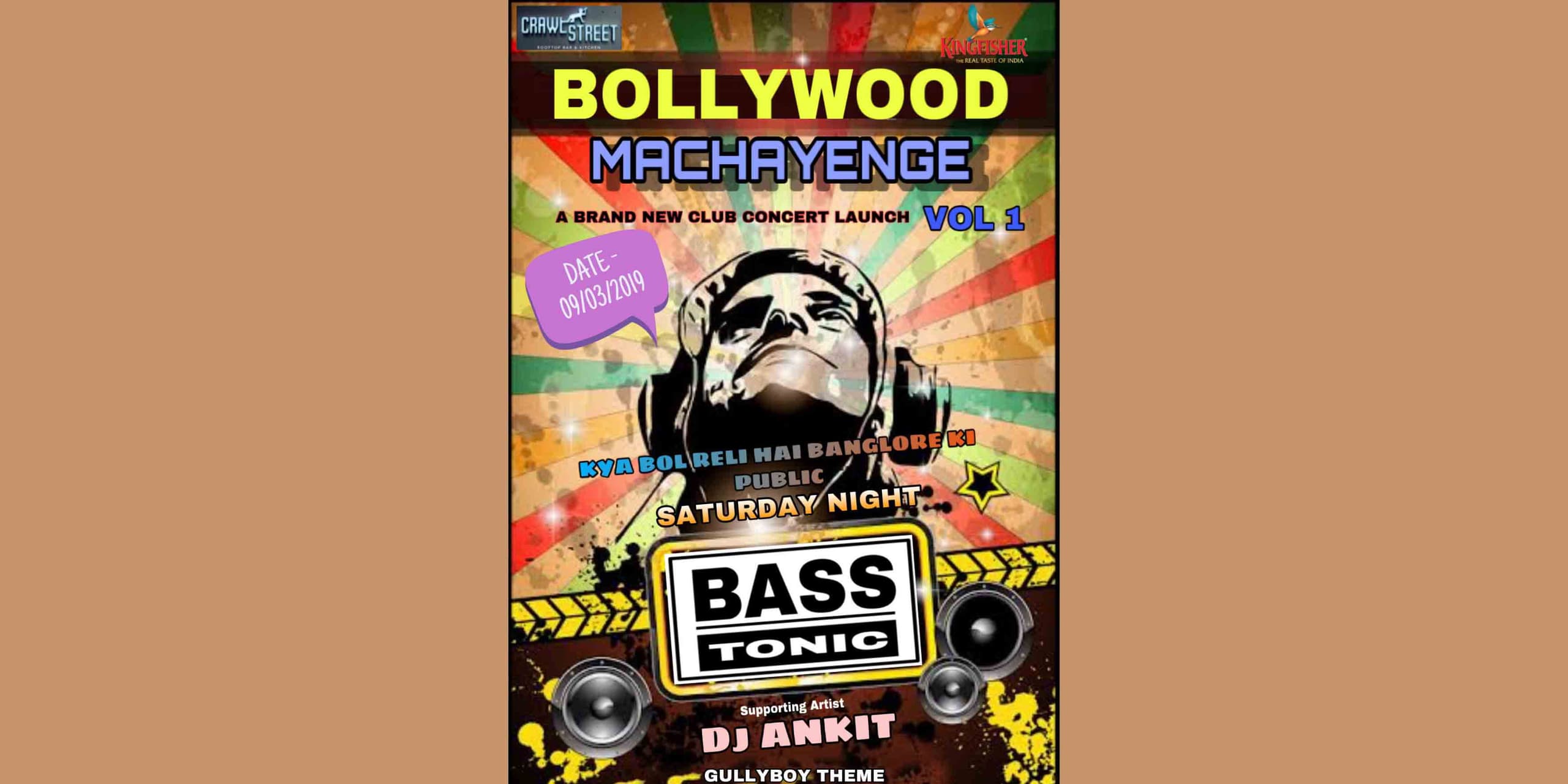 Saturday Bollywood Night ft. DJ Bass Tonic
