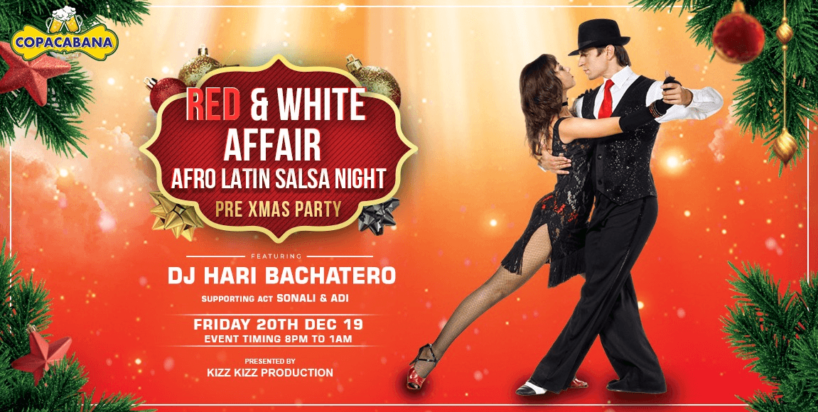 Red And White Affair : Afro Latin Salsa Pre Xmas Party