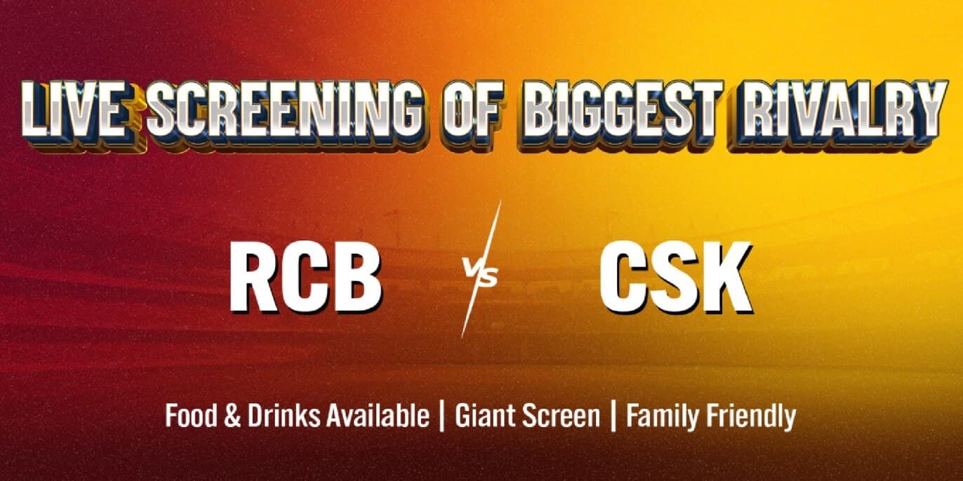 Screening Of RCB Vs CSK At Icon Premier Hotel