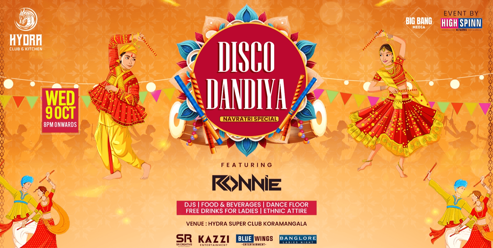 Disco Dandiya Navratri Special | Hydra Club Koramangala